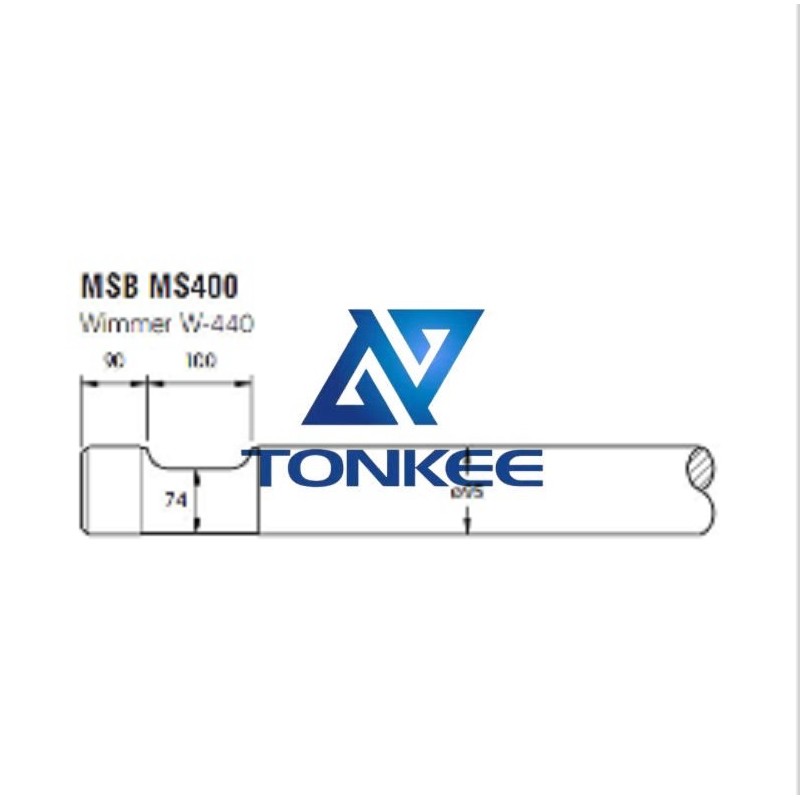 MSB MS400 tool 95MM, chisel hydraulic hammer breaker | Partsdic®