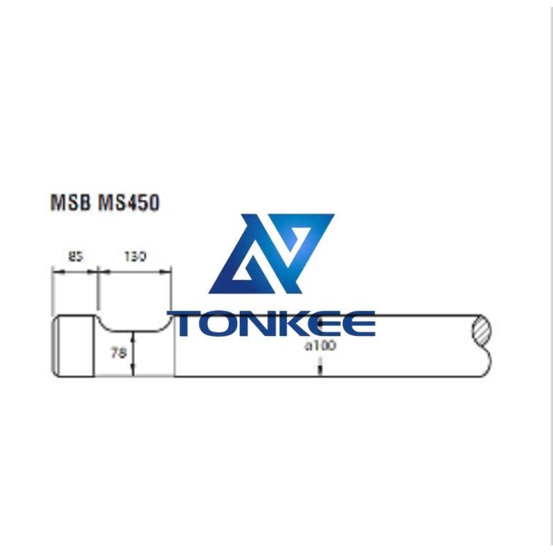 OEM MSB MS450 tool 100MM chisel hydraulic hammer breaker | Partsdic®