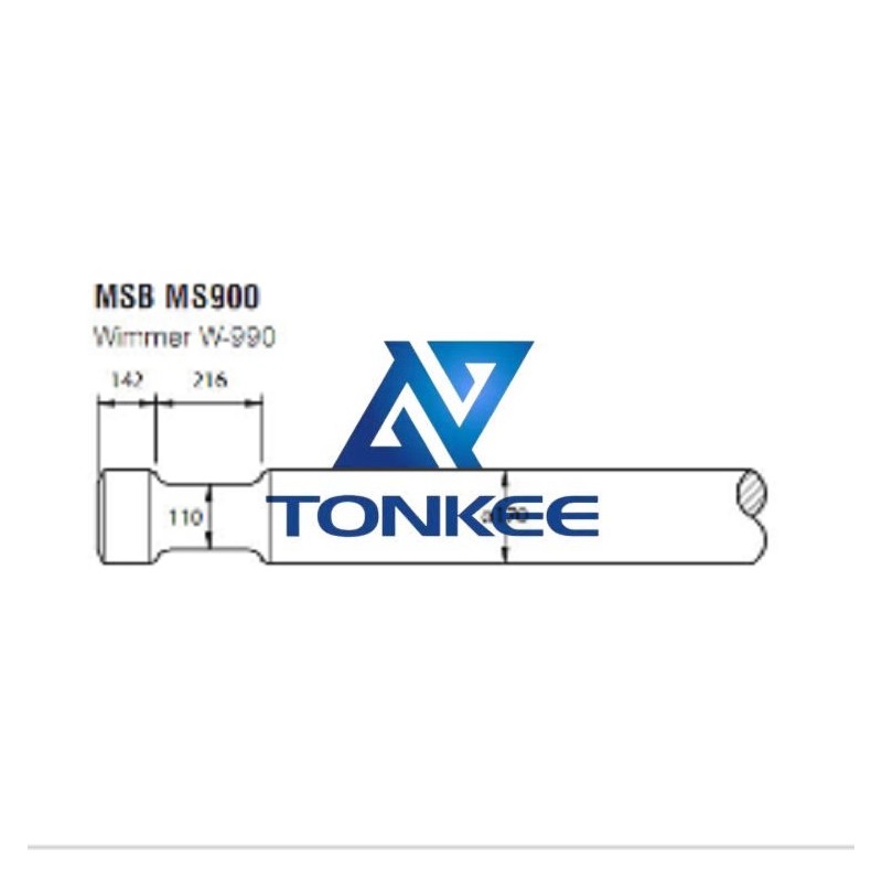 OEM MSB MS900 Hydraulic breaker moil point tool 170MM chisel hydraulic hammer breaker | Partsdic®