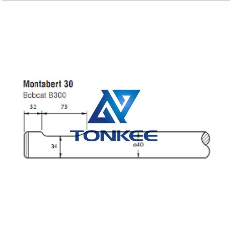 OEM Montabert Hydraulic breaker 30 chisel 40MM chisel hydraulic hammer breaker | Partsdic®