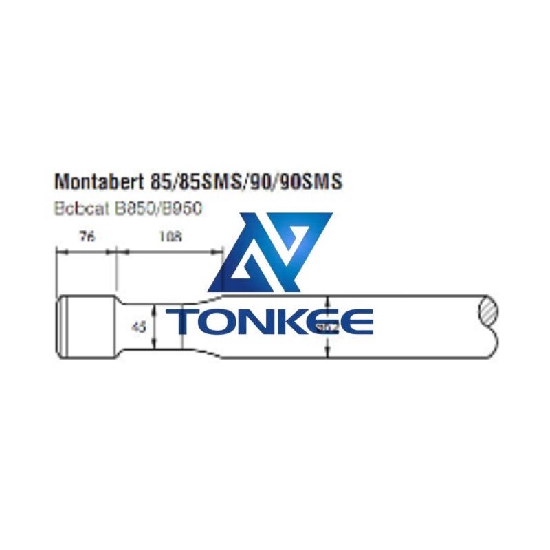 China Montabert 8590 wedge 62MM chisel hydraulic hammer breaker | Partsdic®