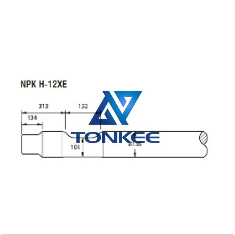 Hot sale NPK H-12XE Tool 136MM chisel hydraulic hammer breaker | Partsdic®