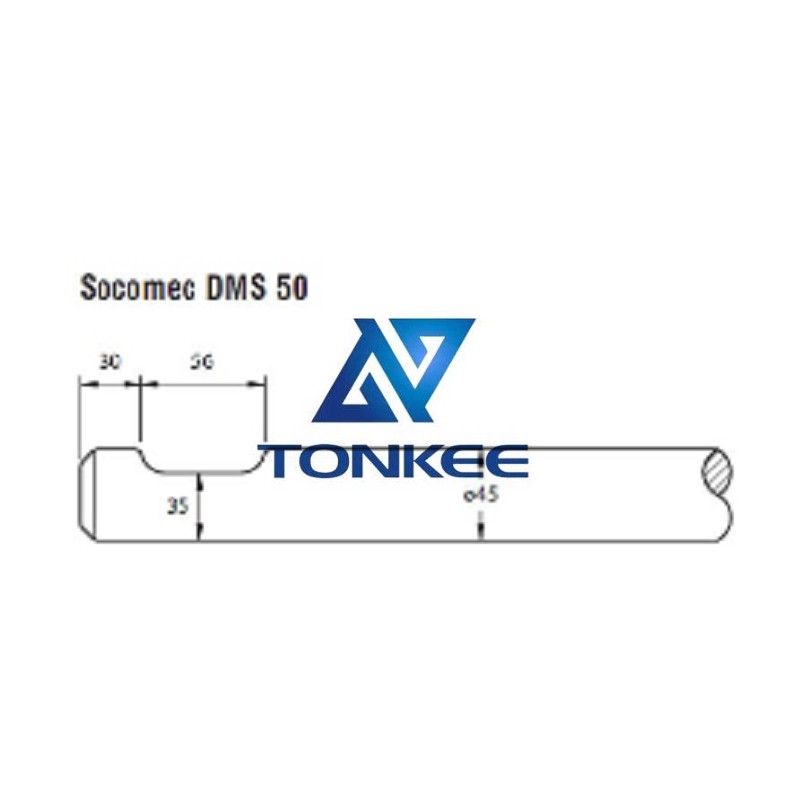 Shop Socomec DMS50 hydraulic hammer tools 45MM chisel hydraulic hammer breaker | Partsdic®