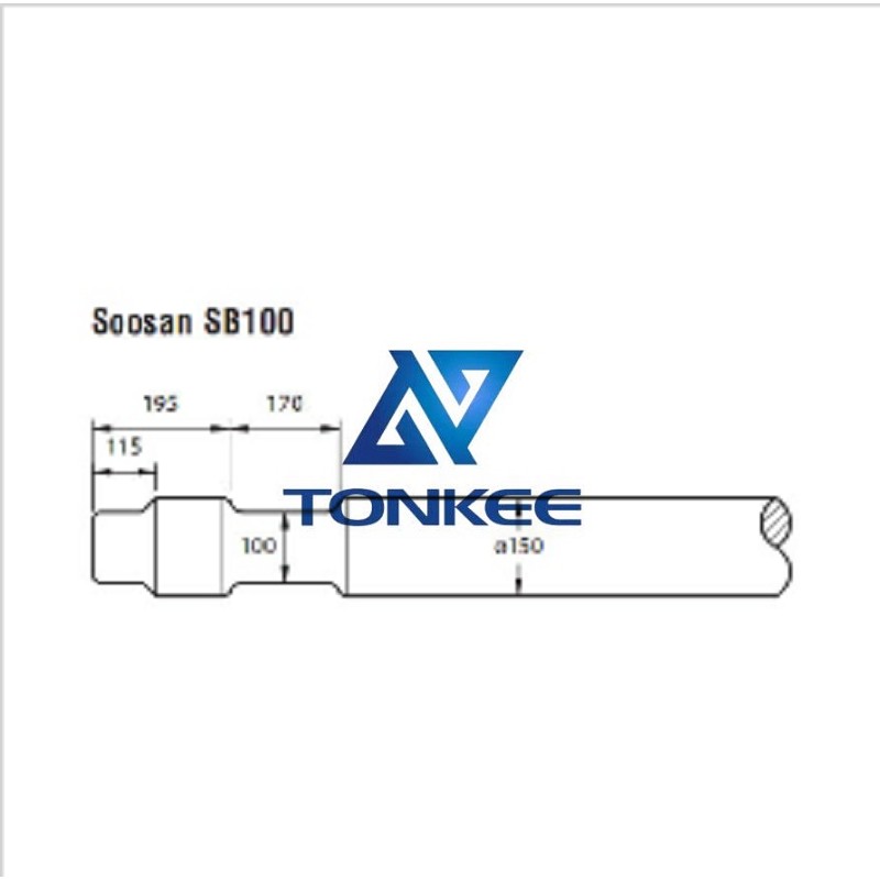 Shop Soosan SB100 Tool 150MM chisel hydraulic hammer breaker | Partsdic®