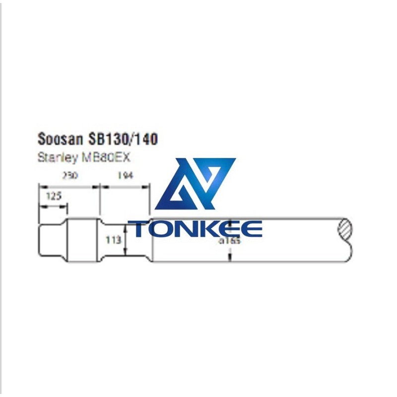 Buy Soosan SB130140 Tool 165MM chisel hydraulic hammer breaker | Partsdic®